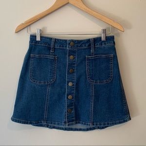 Denim Mini Skirt